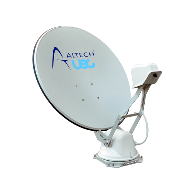 UEC VAST Set Top Boxes and Autopointing Satellite Dishes